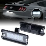 Gempro LED License Plate Light For Ford Mustang 2015-2023 Rear Bumper Tag Lamps Assembly 6000K White 2PCS