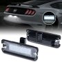 Gempro LED License Plate Light For Ford Mustang 2015-2023 Rear Bumper Tag Lamps Assembly 6000K White 2PCS