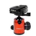 Pro.j Professional Heavy-duty Tripod Ball Head Red - 25624RD