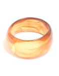 Brown Acrylic Large Bangle