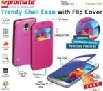 Promate Fenes S5 Bookcover With Window Colour:pink
