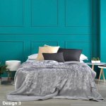 Spanish Mora 3D Art Blanket- Double Queen Assorted Colours Designs - Design 3