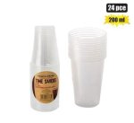 Picnic Cups Pl 24PCE Disposable 200ML Marketplace Brits Bros
