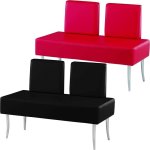 Chair Waiting Double Geneva W02-2 3 Parts