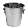 Bar Butler - Ice Bucket - 4 Liters - Stainless Steel With Handles