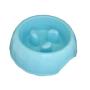 Small Slow Feeder Pet Bowl - Assorted Colours - Blue