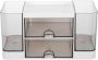Plastic Desk Organizer With Drawers Small Stackable Storage Bins