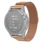 For Garmin Fenix 6S Milanese Watch Band Rose Gold