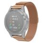 For Garmin Fenix 6S Milanese Watch Band Rose Gold