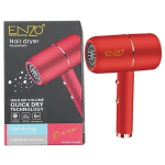 Enzo EN-6080 Professional Hair Dryer With Quick Drying Function - Red