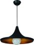 230VAC 40W 1XE27 Pendant Black/gold 360MM Dia.