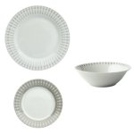 Eaton Dining 12 Piece Erin Porcelain Dinner Set