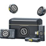 Hollyland Lark M2 Duo 2-PERSON Wireless Combo Microphone System 2.4 Ghz Shine Charcoal