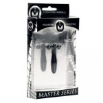 Silicone Cum-thru Barbell Penis Plug