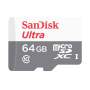 SanDisk Ultra Microsdxc Class 10 64GB White Gray