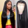 Brazilian Remy Human Hair Wig - 13X4 Straight Lace Front Wig For Women - Natural Look And Feel