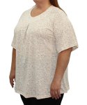 Ladies Printed Fancy Tunic - 60 Mocca wht