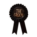 The Groom" Badge