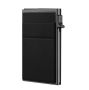 Men's New Aluminum Alloy Rfid Side Push Card Box Bank Card Holder