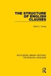 The Structure Of English Clauses Paperback