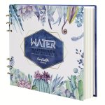Watercolor Sketchbook - Watercolor Paper Sketch Book 20 Sheets 300GSM Heavyweight Paper Loose-leaf Binding Lay Flat Water Journa