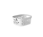 Ezy Storage 4L Fleur Basket - Grey