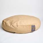 Velvet Dog Bed - Caramel Large