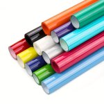 1PC 30.48CM X 152.4CM Heat Transfer Vinyl Adhesive Vinyl Permanent Vinyl Roll Htv Vinyl Iron On Vinyl For Fabric Cotton T-Shirt