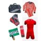 Soccer With Kitbag Socks Captains Arm Band Goalkeeper Gloves And Whistle Football Kit