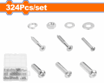 Screw & Hex Nut Acc Set 4-6MM 324PC