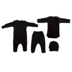4 Piece Black - Newborn