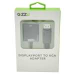 GIZZU Display Port To Vga Adapter - Black - Gadpvgab