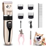 Cakapet Dog Clippers Grooming Kit And Paw Trimmer Cordless Low Noise Electric Quiet Rechargeable Dog Trimmer Grooming Pet Hair C