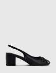 Camryn Block Heel Ballet Shoe - 40 Black