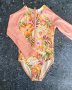 Billabong Pink Floral Swimming Costume