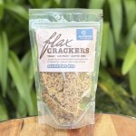 Flax Crackers Salted Flax Duo Earthshine