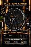 22 Inch Mercedes Benz Amg Style Rims 5 130 Pcd – Gloss Black Machine Lip – G-wagon Fitment