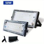 High-power 50W LED Floodlight - IP66 Waterproof Ac 220V Cold White For Outdoor & Indoor Use Outdoor LED Lights Waterproof Waterp
