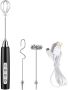 Milk Frother Rechargeable Coffee Frother Electric Whisk Foam Maker