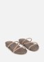 Embellished Asymmetric Strap Moulded Mules