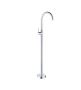 Floor Mounted Bath Mixer - Chrome