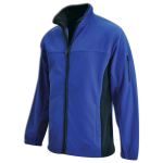 Two-tone Microfibre Polar Fleece Royal navy