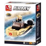 Sluban Army-assualt Boat 73PCS
