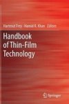 Handbook Of Thin Film Technology Hardcover 1ST Ed. 2015