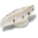 Silver And Gold Feather Jibbitz - Multi Osfa