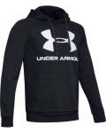 Men's Ua Rival Fleece Logo Hoodie - BLACK-001 XL