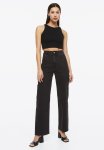 Wide Ultra High Jeans - Black