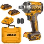 Ingco - Cordless Impact Wrench 350NM With 2 X 2AH Batteries & Charger