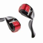 Ergonomic Design Hair Roller Set: 0.25 Titanium Needles For Men And Women - Suitable For Hair Beard And Face - Non Slip Grip