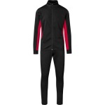 Unisex Championship Tracksuit – Black Red